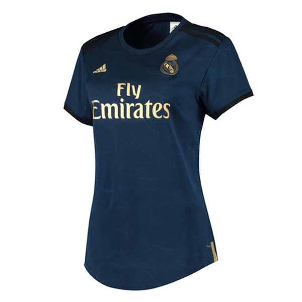 Camiseta Real Madrid Segunda equipo Mujer 2019-20 Azul